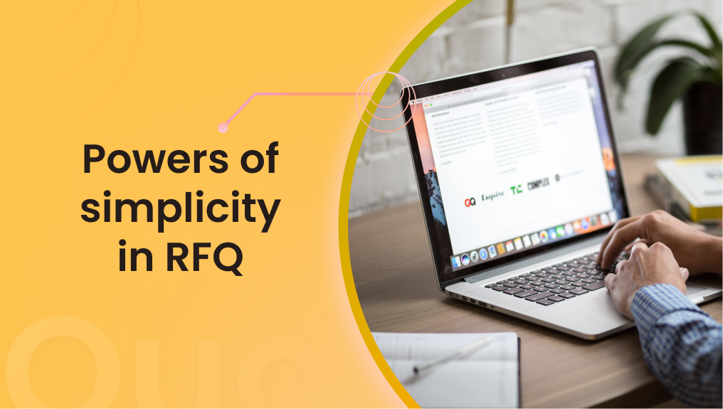 The power of simplicity in RFQ - Request for quote